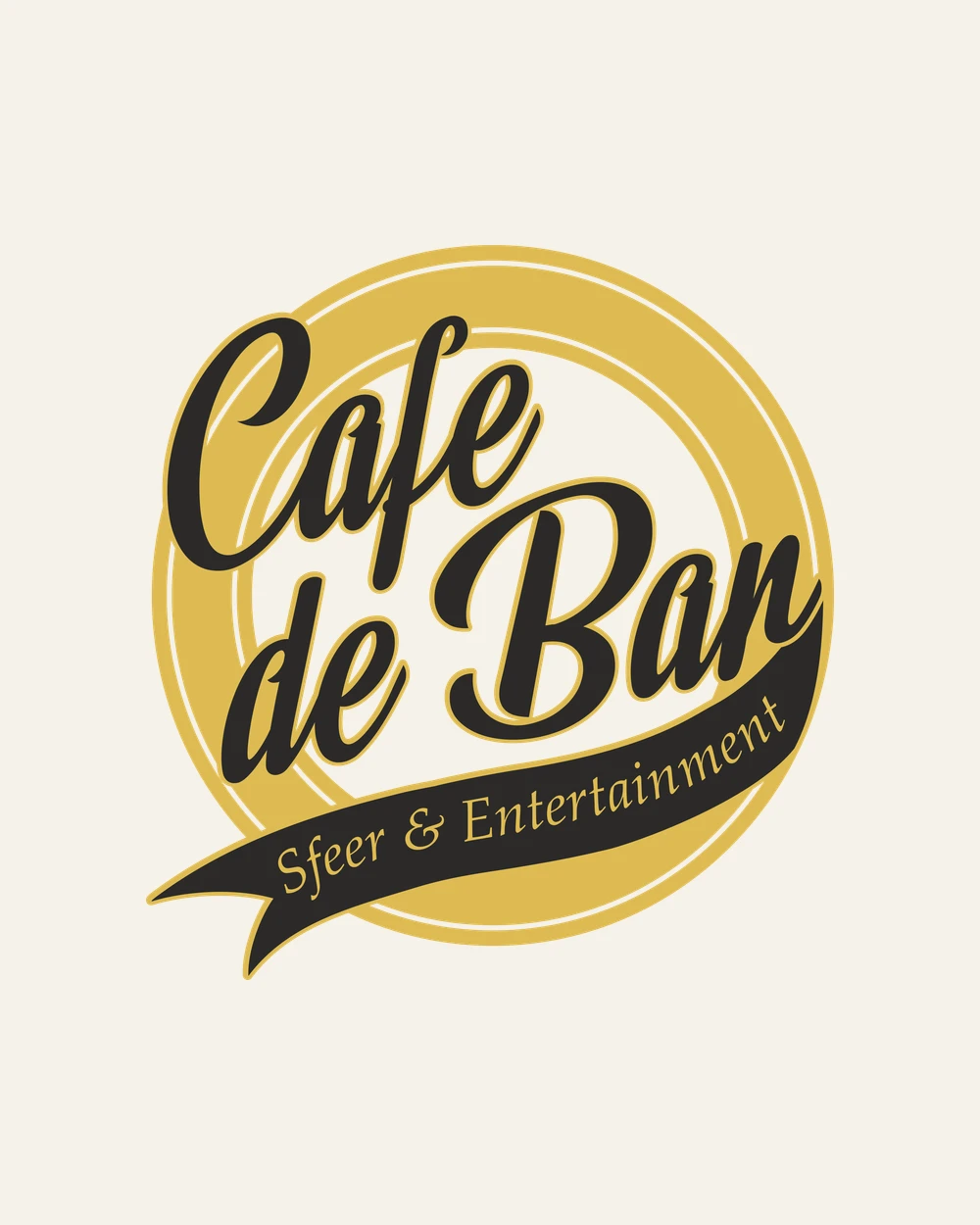 Logo-ontwerp voor Café de Bar door ZON Reclame.